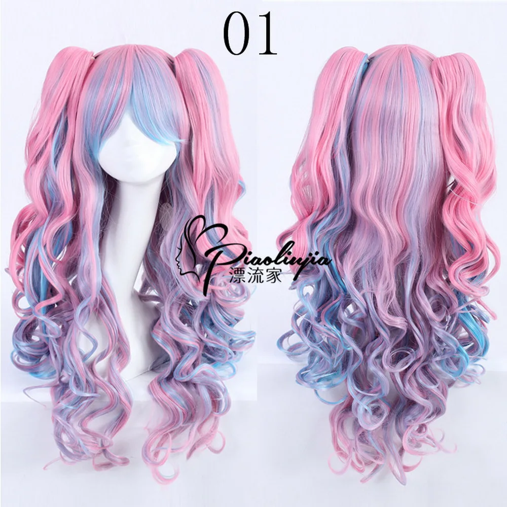 Модная пикантная обувь на Хэллоуин в стиле &quotЛолита&quot длинные вьющиеся парик