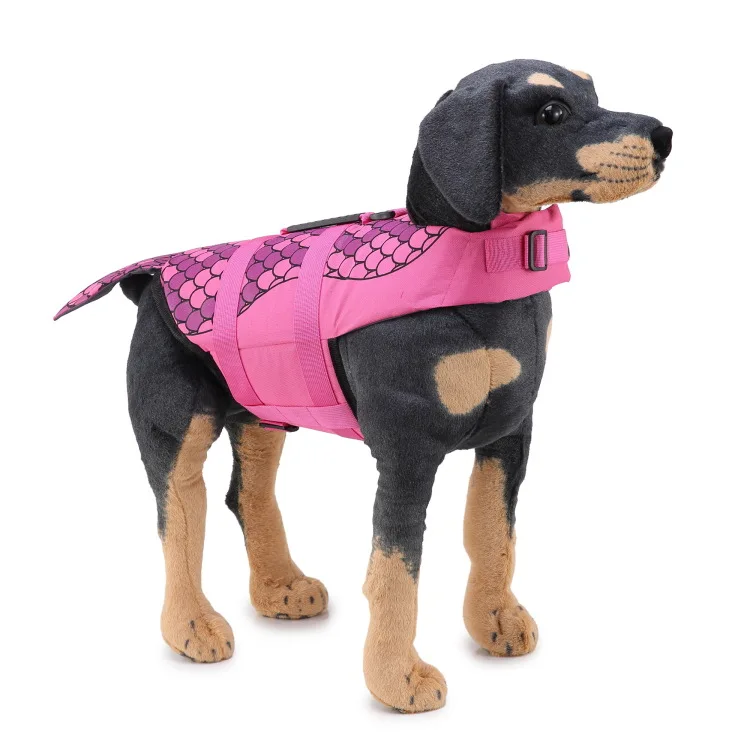 

Pet Dog Life Jacket Bones Patterns Safety Clothes Life Dog Vest Harness Saver Pet Dog Swimming Preserver Clothes Summer Swimwer