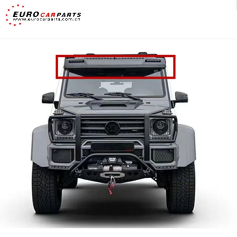 W463 передний спойлер на крышу подходит для g-класса W463 G500 G550 G55 G63 G65 передний спойлер ABS заднее крыло сделано в Китае