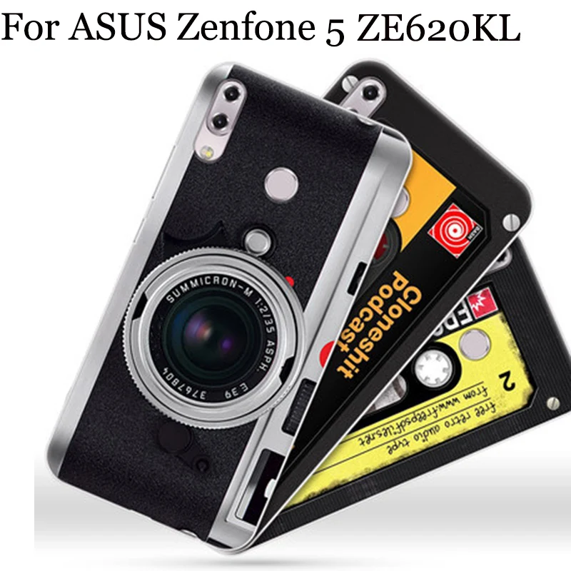 Чехлы для ASUS Zenfone 5 чехол ZE620KL ретро мультяшный мягкий Zenfone5 задняя крышка чехлы