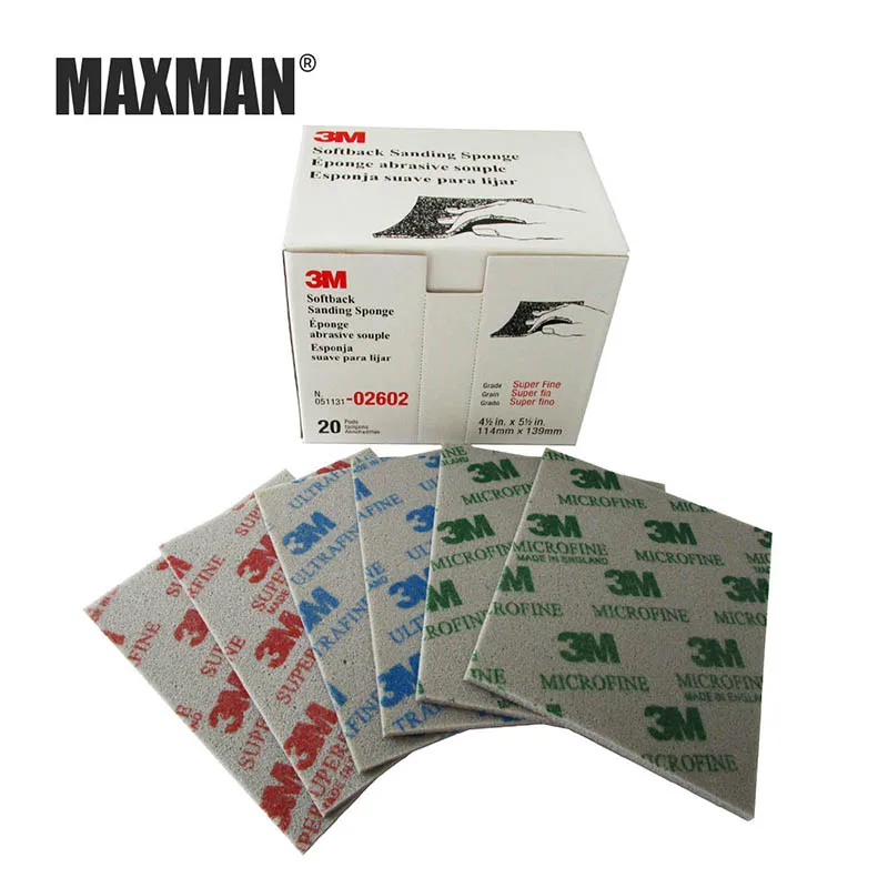 MAXMAN 3 м губка наждачная бумага 600#800#1000# для шлифовки и полировки стекла для волочения проволоки абразивный инструмент Аксессуары ручная полировка один пакет