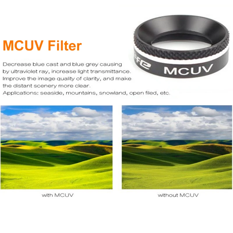 Набор фильтров для камеры DJI Mavic Air Lens Filters UV CPL ND4 ND8 ND16 ND32 набор камера воздушного