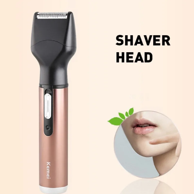 EU 2minutes 4 in 1 electric nose trimmer rechargeable women face care beard shaver for &amp ear men's hair cutter | Красота и