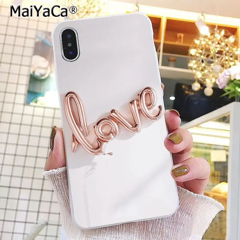 A4 Чехол для телефона MaiYaCa с золотыми розовыми блестками для iphone 11 Pro 11Pro Max 8 7 6 6S Plus 5 5S SE XR X XS MAX - Цвет: A4