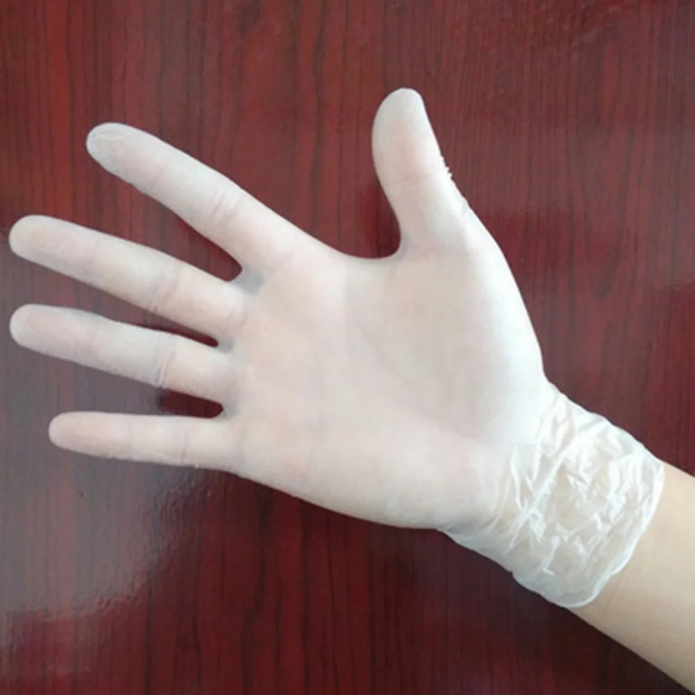 100 шт прозрачный одноразовый ПВХ Бытовая Кухня утолщаются выпечки Краска для