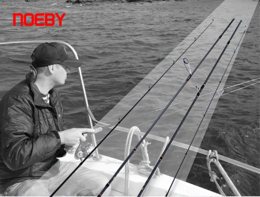NOEBY 1,98 м Спиннинг/Литье удочка м/мл мощная удочка для пресной воды FUJI аксессуары вес приманки 94-116 г удочка