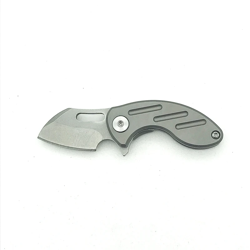 Curve паук спасения EDC инструмент Малый складной нож выживания Titanium красочные мини