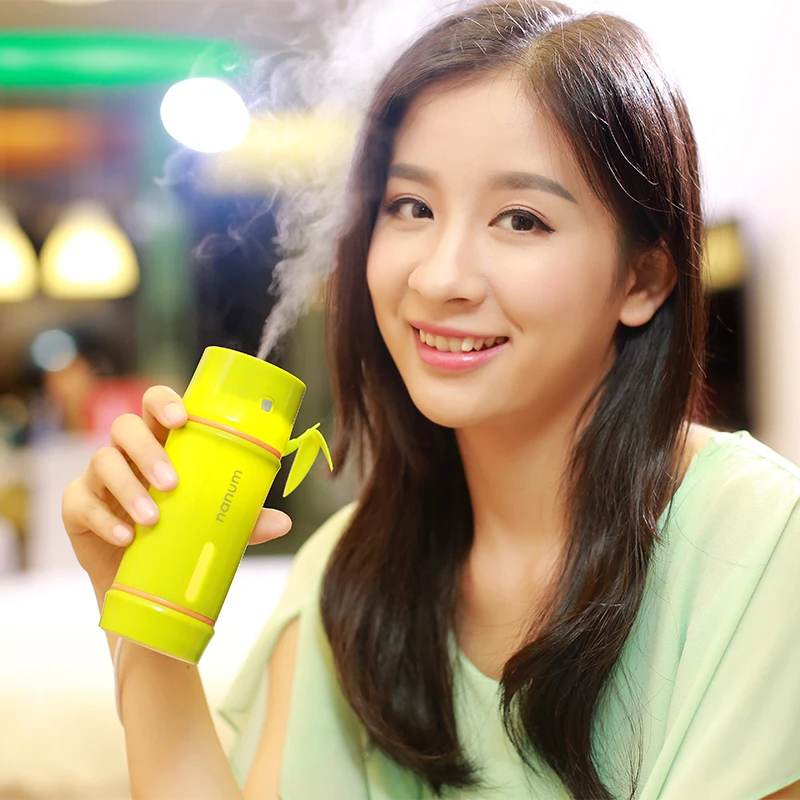 Бамбуковый светодиодный ночник мини увлажнитель воздуха диффузор очиститель