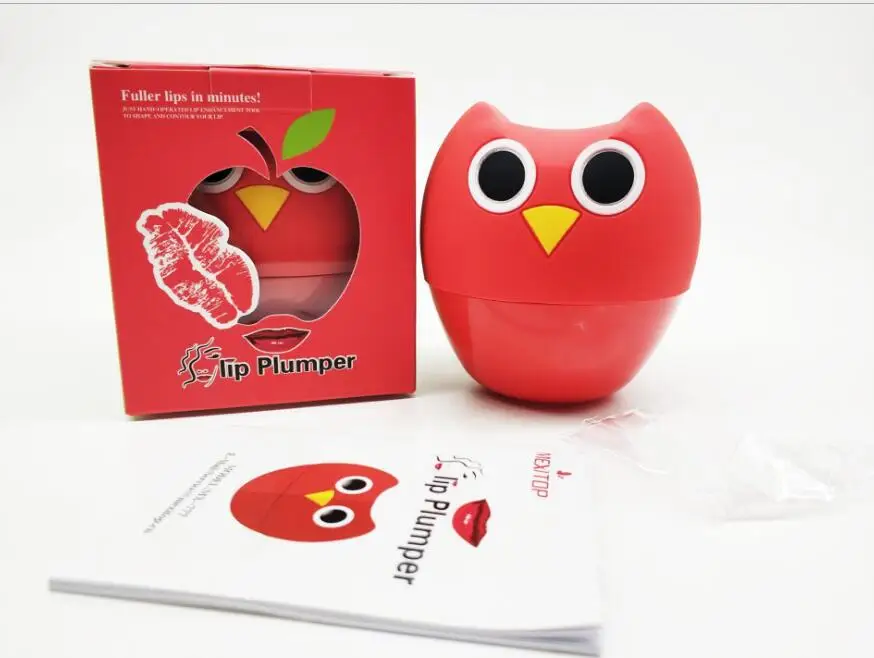 Ladies Sexy Full Lips Rich Tool Equipment Massage Silicone Owl Shape Family Body Cupping Cup |