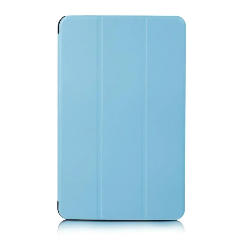 Чехол из искусственной кожи с магнитной подставкой для samsung Galaxy Tab A6 10,1 T585 T580 SM-T585 T580N funda чехол s+ пленка+ стилус - Цвет: sky blue
