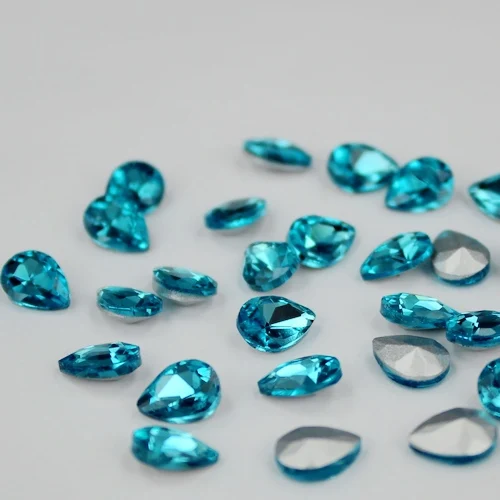 Оптовая продажа 100 шт 6x8 мм камень в форме слезы Бесплатная доставка 16 цветов на