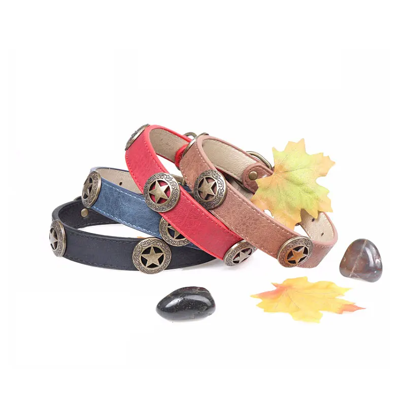 Защитный ошейник для домашних питомцев из искусственной кожи собак щенков