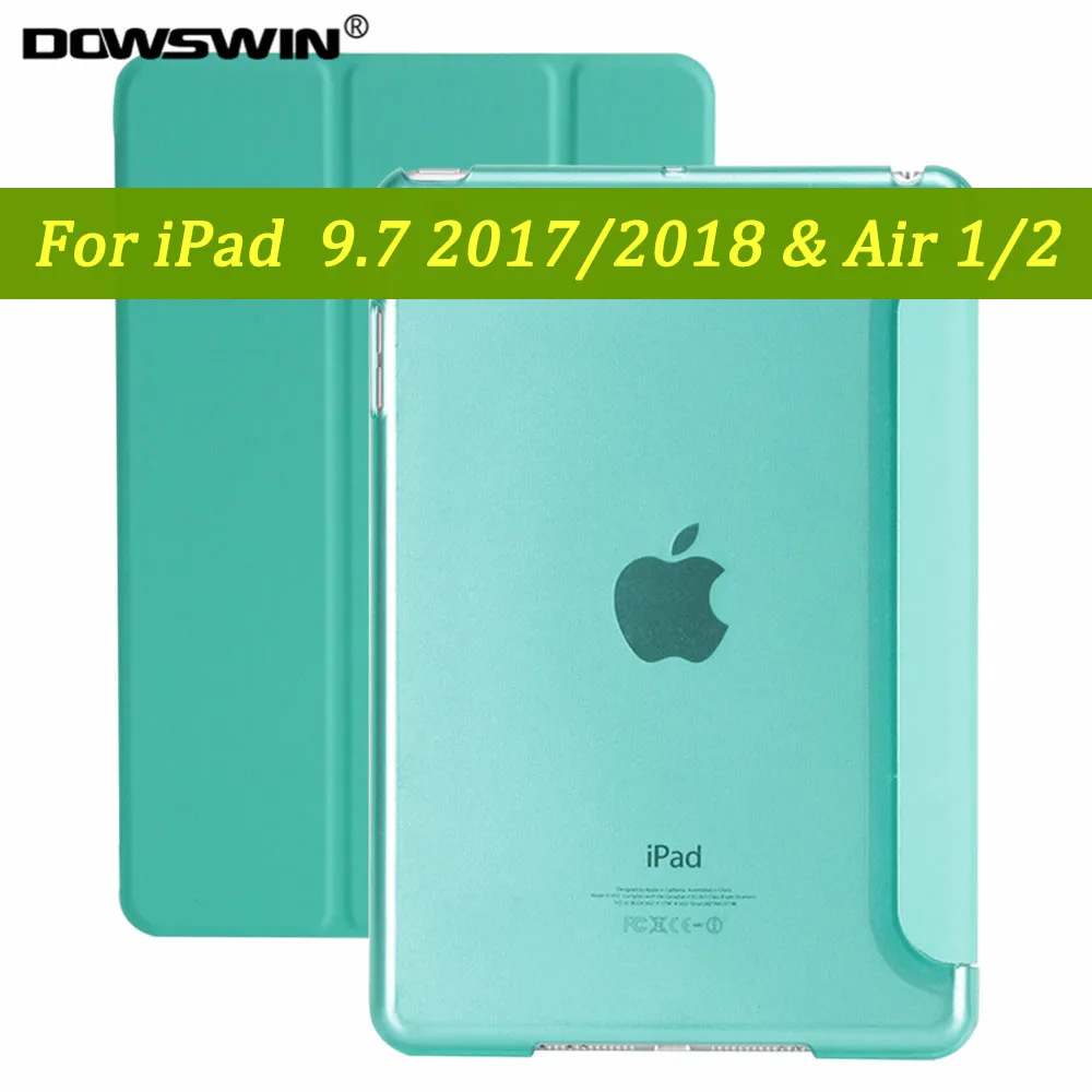 mint green Чехол для iPad 9,7 Чехол для iPad Air 2 Smart Cover для iPad 6-го поколения чехол 9,7 дюймов Air 1 чехол - Цвет: mint green