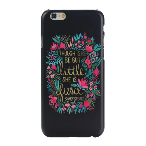 For iPhone 6 Case Cartoon Cat Flower PC Plastic Hard Back Skin Apple 4.7 Inch Phone Cover 20PCS/LOT HYP-23 |