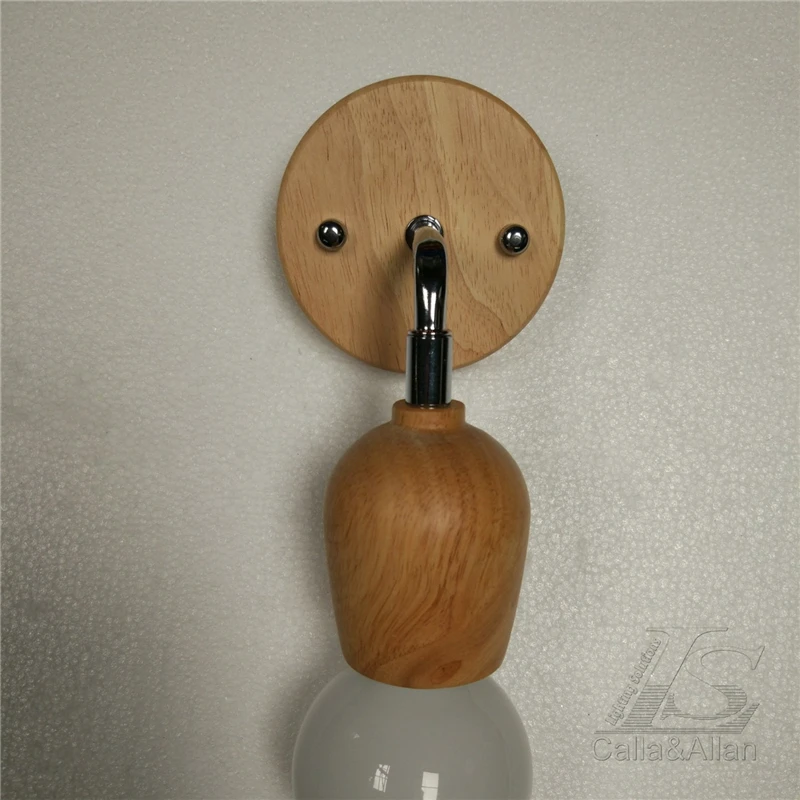 Лофт Промышленные Ретро Деревянные Настенные светильники винтажные