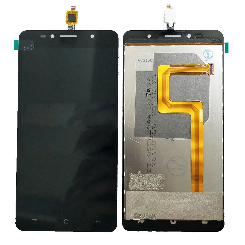 Оригинальный ЖК дисплей 1 шт./лот 5 дюйма для Siswoo C55 + искусственная кожа черного