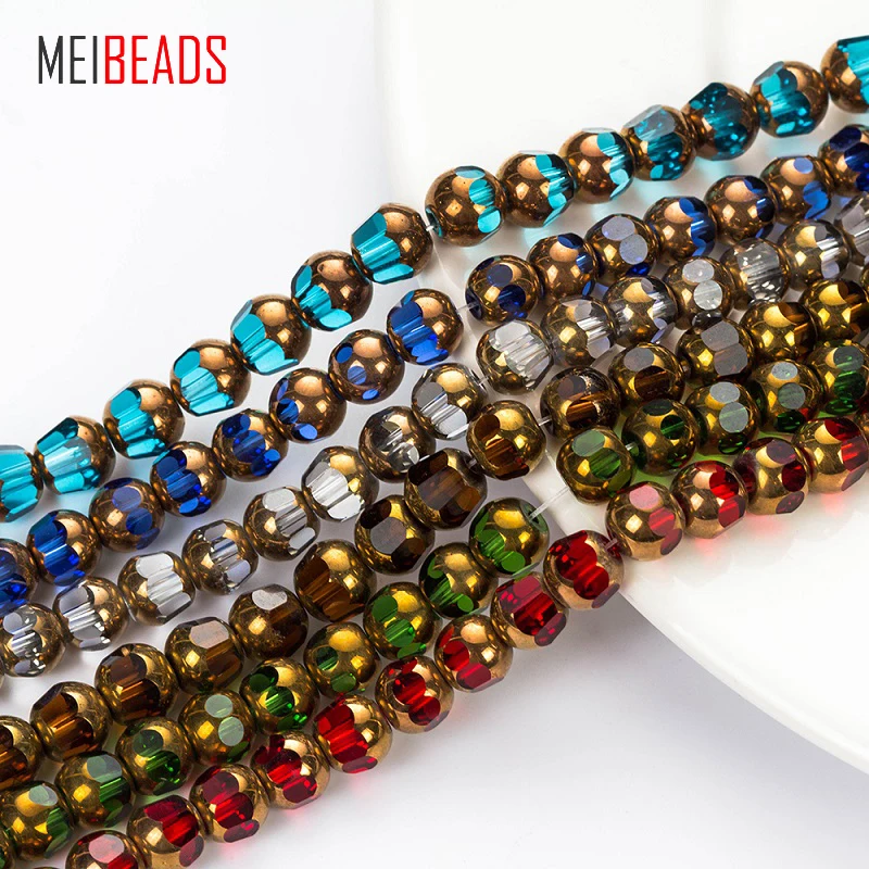 MEIBEADS хрустальный стакан круглый форма разделитель Красочные Хрустальные