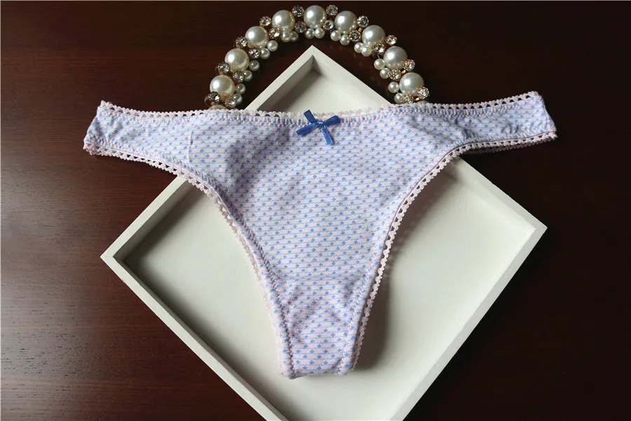 Трусы женские Underwear Women Сексуальные Трусики Стринги И Г Строки Хлопок женский Сексуальный Цветочный Принт Белье Горячей Продажи Строка Г Трусиков PM502 трусы женщин