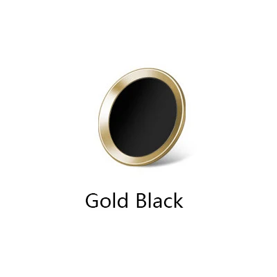 Gold Black Главная Кнопка Наклейка Поддержка протектор отпечатков пальцев разблокировка сенсорная клавиша ID клавиатура крышка для IPhone 8 7 6 6S Plus 5 S 5 SE для iPad - Цвет: Gold Black