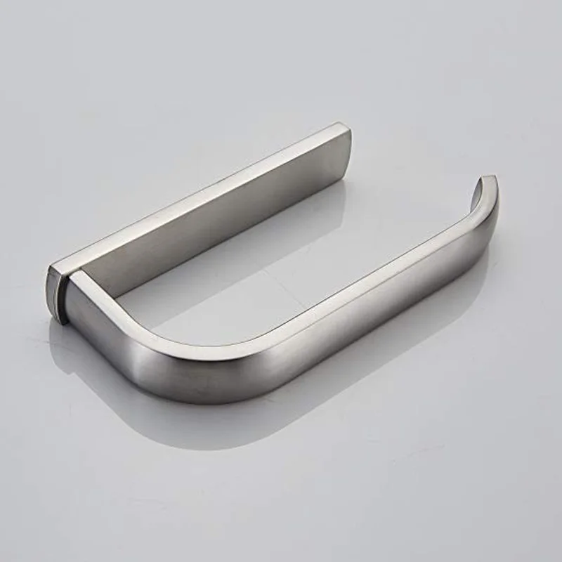 Leyden держатель туалетной бумаги Матовый Твердый латунный салфеток Серебряный