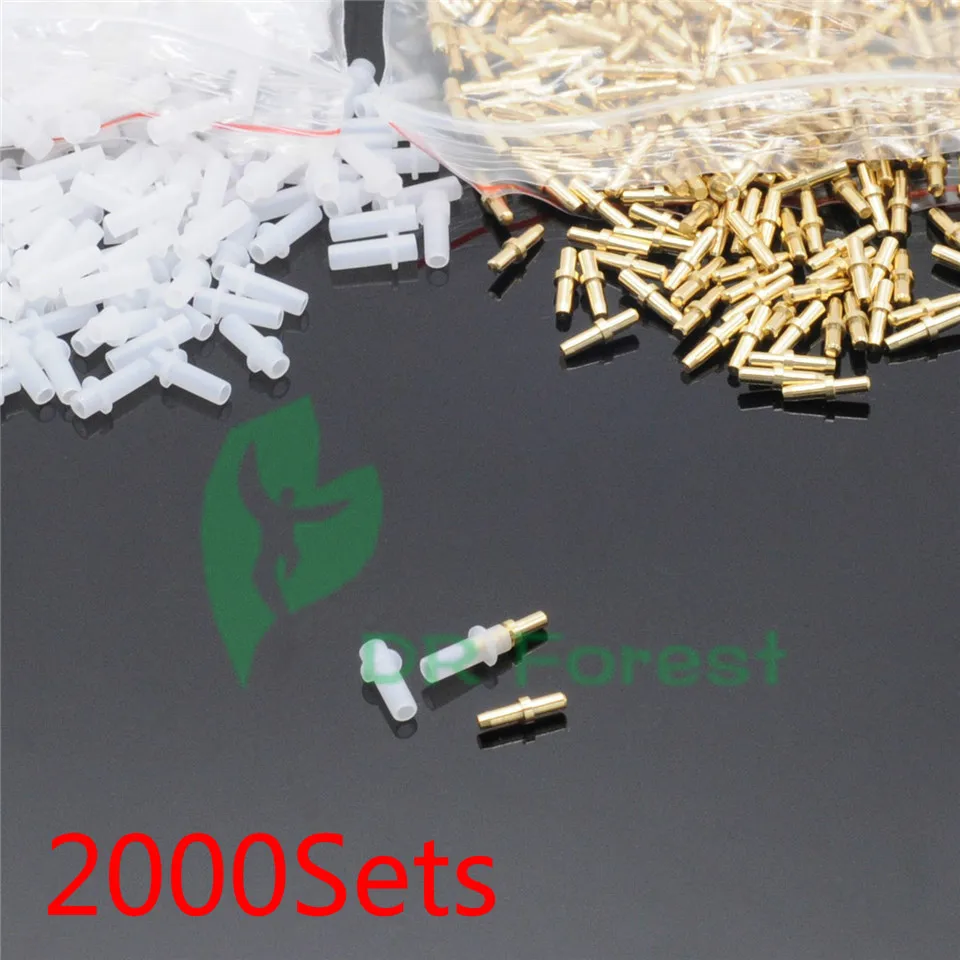 2000x NEW Denties Short PIN WITH SLEEVES Dental Lab Suppliers 10mm