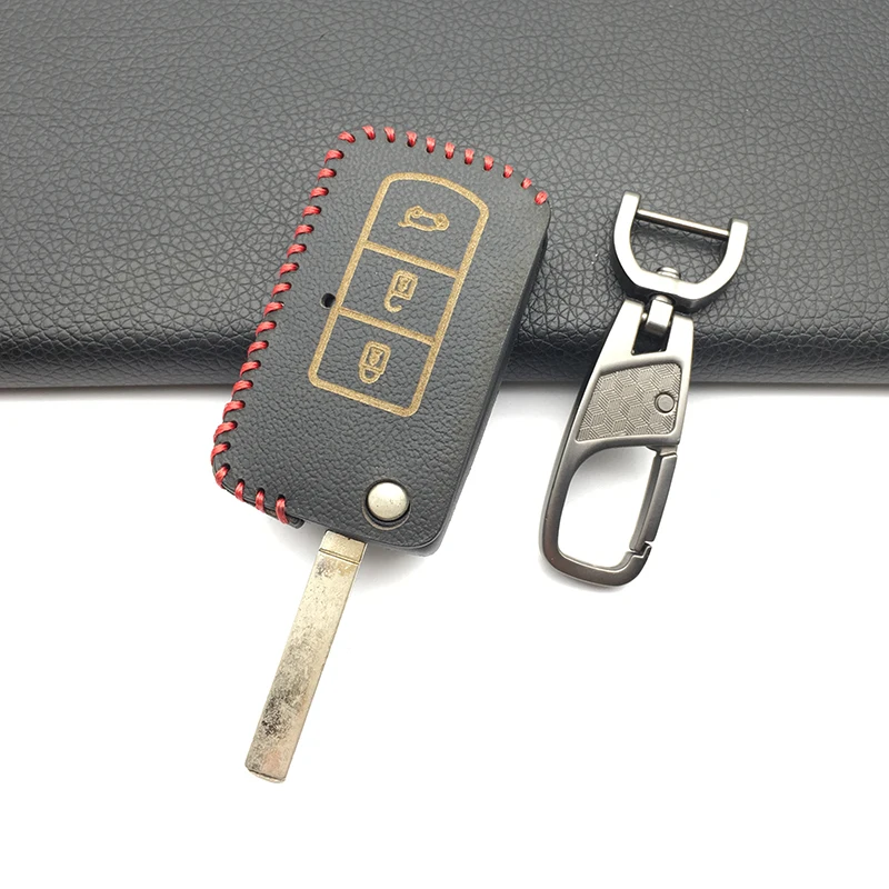 Кожаный чехол для автомобильного ключа с дистанционным управлением Mitsubishi ASX