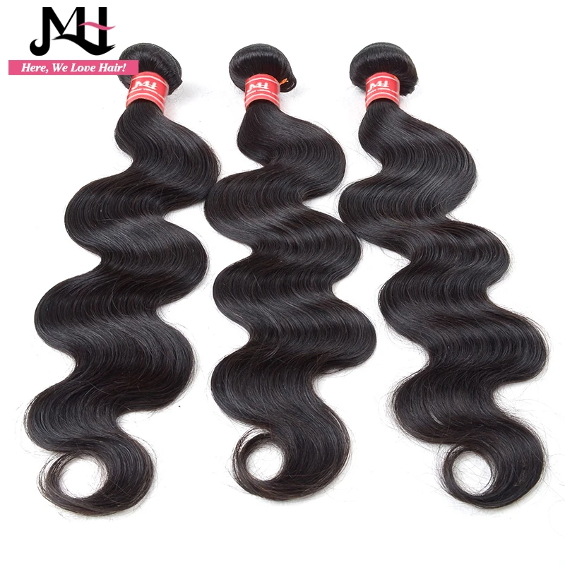 JVH продукты волосы индийские волосы объемной волна естественный Цвет Remy Инструменты для завивки волос Связки человеческих волос 8-28 дюймов