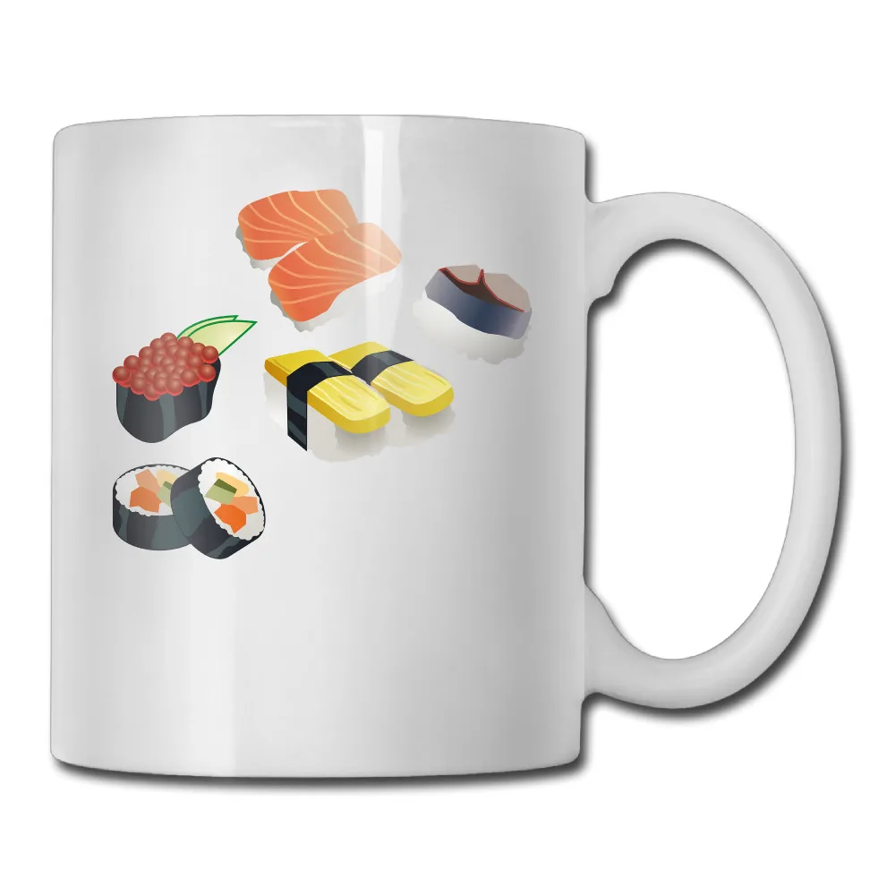Я люблю Суши кружка для кофе дизайн собственных детей tazas керамический стакан caneca