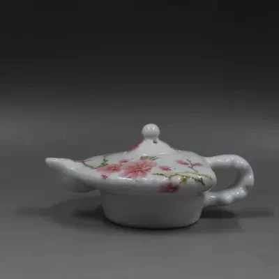 

Antique Porcelain Treasure Water Point Peach Blossom Teapot
