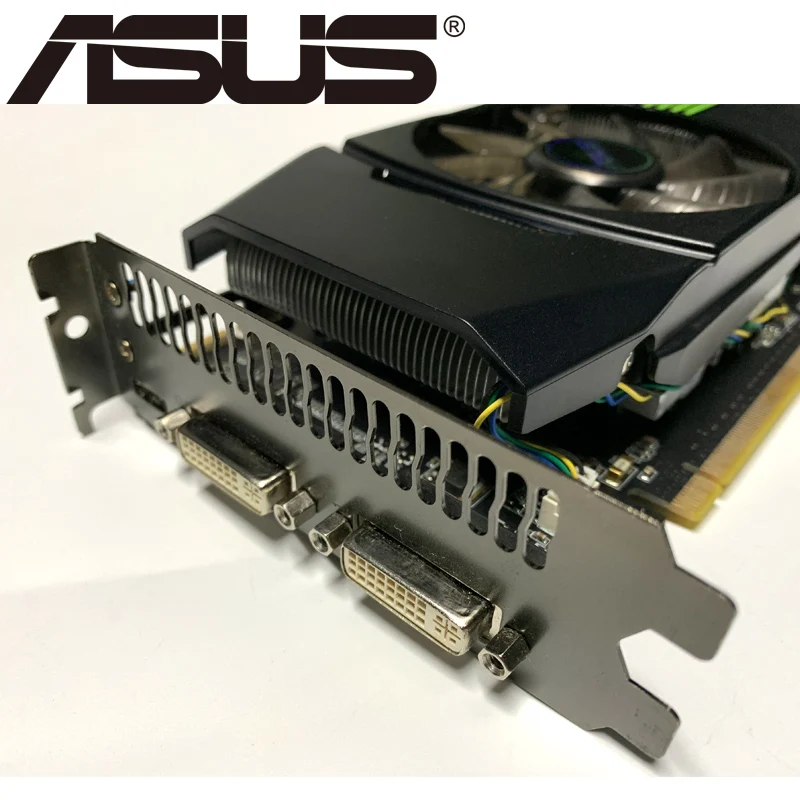 Видеокарта ASUS GTX 560Ti 1 ГБ 560 бит GDDR5 графические карты для nVIDIA Geforce 750 ti б/у VGA мощнее