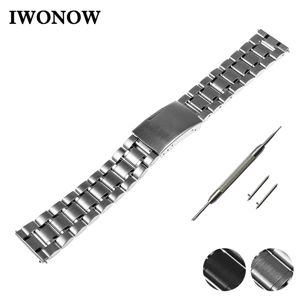 Ремешок из нержавеющей стали для Casio BEM 302 307 501 506 517 EF MTP быстросъемный браслет с