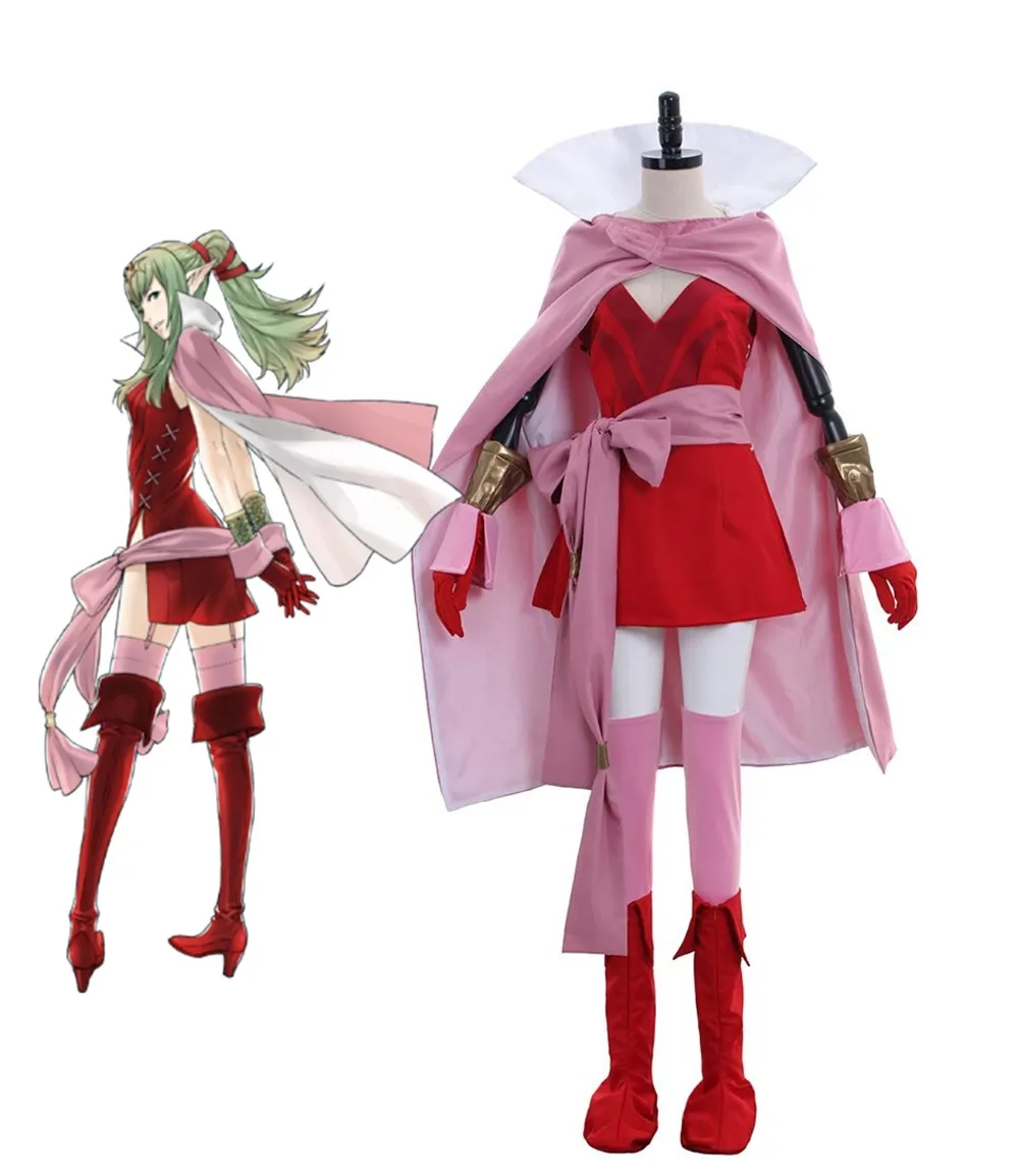 Пламенная эмблема Пробуждение Tiki Косплей Костюм Полный комплект на заказ любой