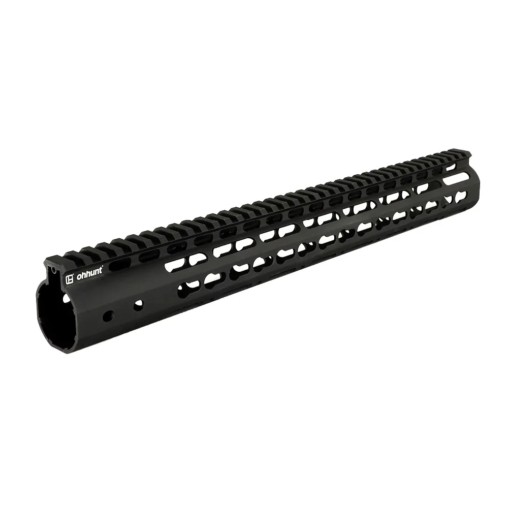 Ohhunt Tactical " 9" 1" 12" 13," 15" AR15 Rail NSR Free Float Keymod Handguard Пикатинни со стальной бочковой гайкой