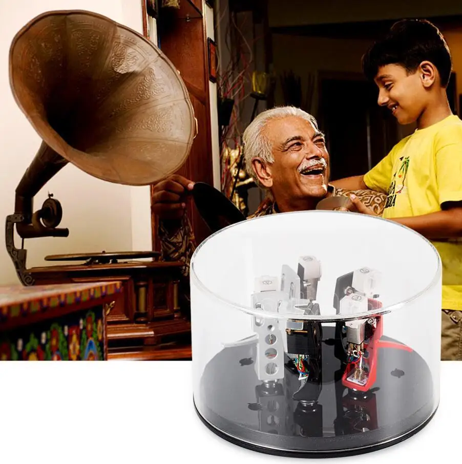 

Douk Audio HiFi Headshell Shell & Cartridge Keeper Case Box Holder Acrylic Box Stylus Protector Phonograph Player Accessories