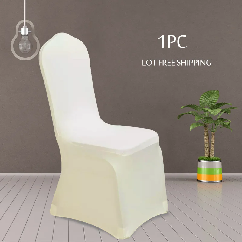 Универсальный Белый эластичный чехол для стула из спандекса и лайкры 1 шт.|chair