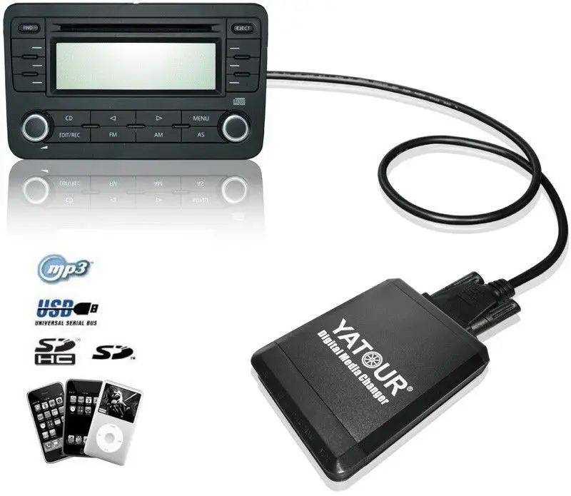 For Sony CDX-CA600X Xplod CDX-CA400 MDX-M690 XR-C330 USB/SD/AUX/iPod/iPhone Car Music Interface 8pin adapter YTM07-SONY | Автомобили и