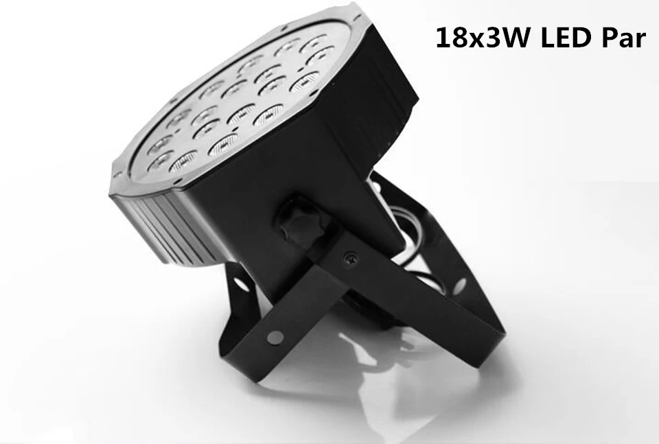 Светодиодная лампа 3 в 1 18 светодиодов 4 Вт светодиодов|disco dj|led djflat par |