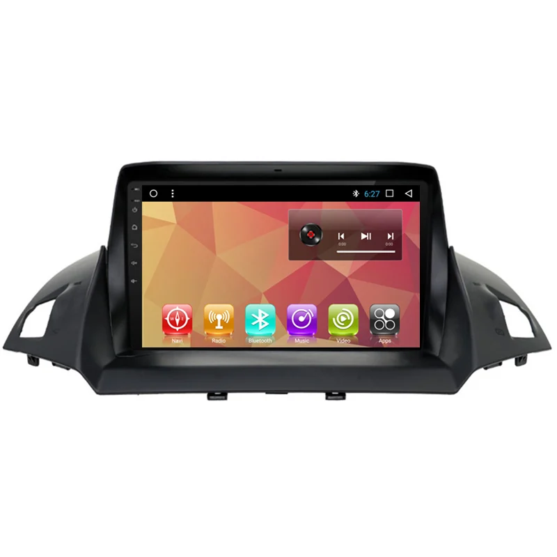 Автомобильный мультимедийный стерео радиоприемник на Android 9 дюймов DVD GPS