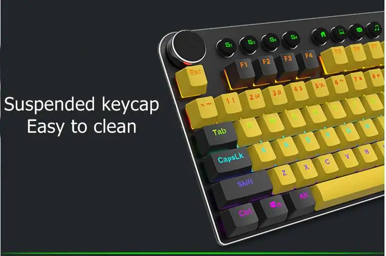 MAGIC REFINER MK13 104 ключ USB Проводная Подсветка ноутбука настольная Механическая игровая клавиатура PBT Keycap синяя Механическая ось