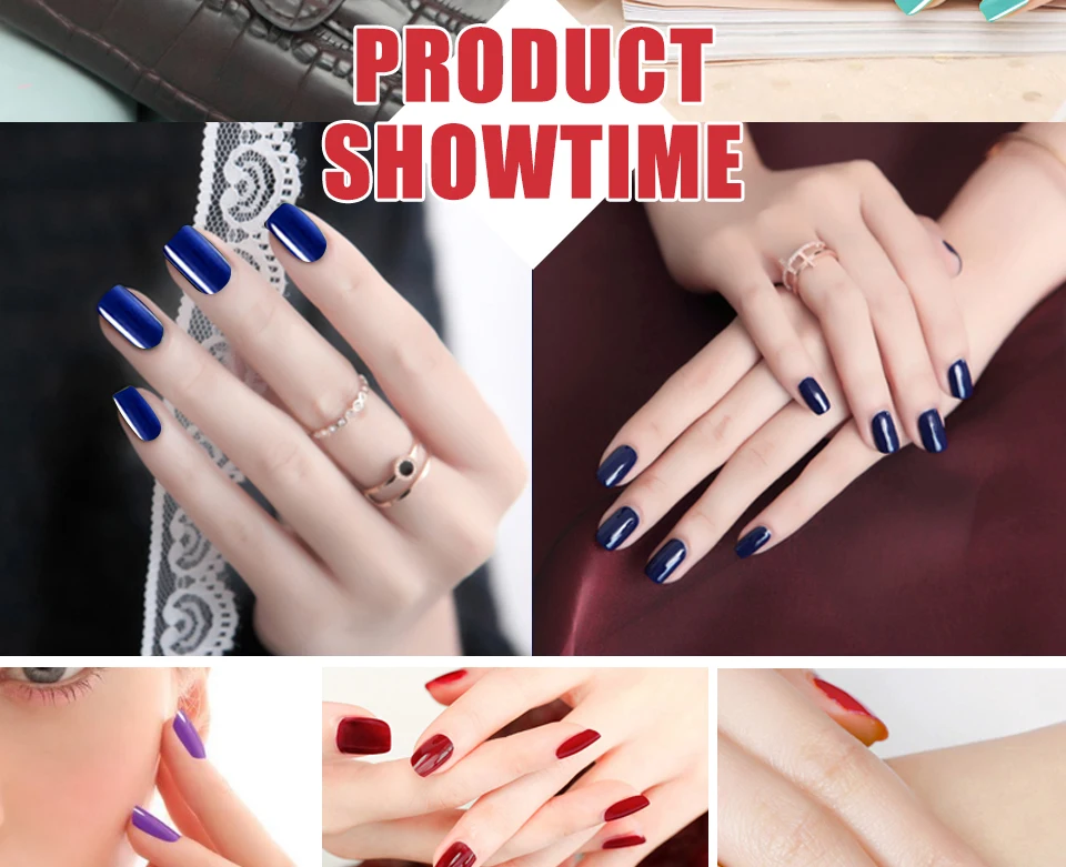 Huration UV Nail Gel Polish Glitter 29 Color Gellak for Manicure Top Base Polish Semi-permanent Gel Varnish Off White Nail Art