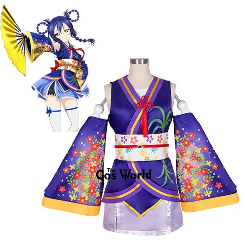 Love Live Kaguya No Shiro De Odoritai ангельский Ангел Сонода кимоно Уми униформа наряд костюм