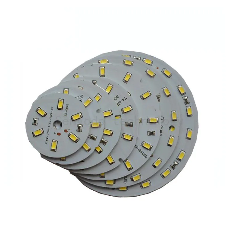10X Заводская поставка 12 В вход круглая алюминиевая печатная плата с 5630SMD