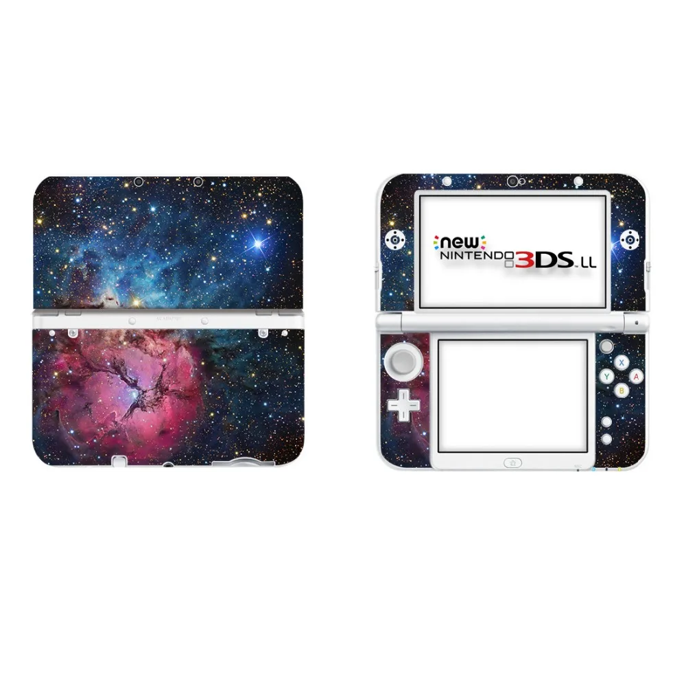 Game Stickers Skin For New Nintend 3DSLL Controller Console Gamepad Protector Cover Accessory Starry Sky | Электроника
