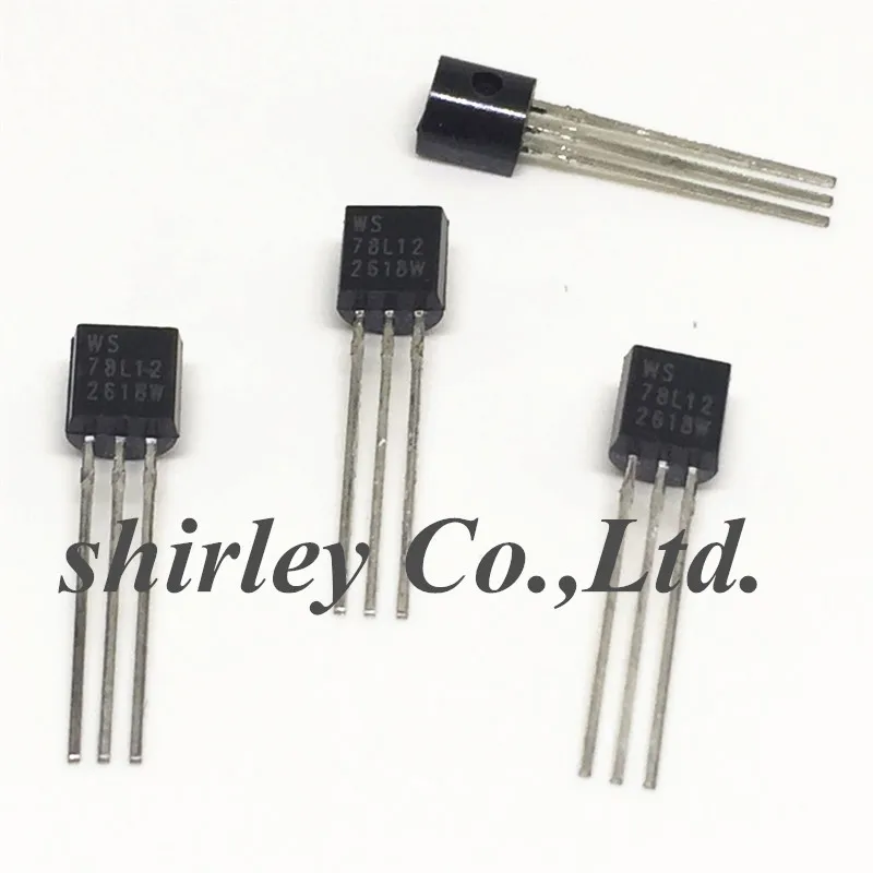 

Free shiiping 1000PCS WS 78L12 TO92 100% new Voltage Regulators/Stabilizers L78L12A 7812A