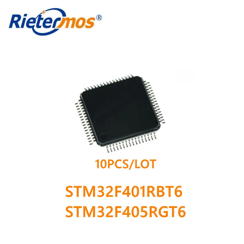 10 шт. STM32F401RBT6 STM32F401RB 32F401RB STM32F401 STM32F405RGT6 STM32F405RG STM32F405 32F405RG QFP64 оригинал|original| |