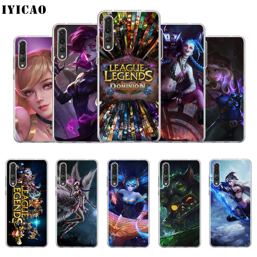 IYICAO League of Legends LOL Мягкий силиконовый чехол для телефона Huawei P30 P20 Pro P10 P9 P8 Lite P Smart TPU