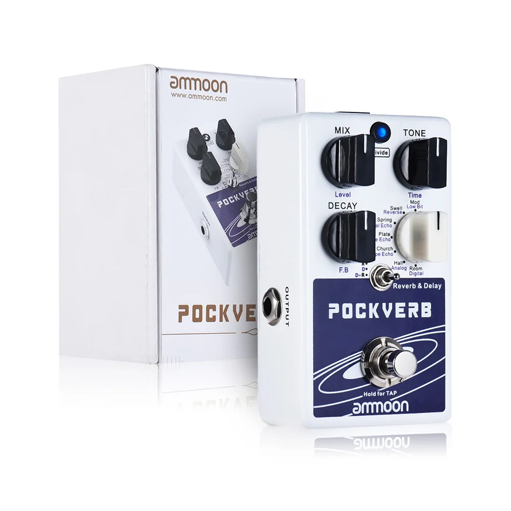 Новое поступление педаль для гитары ammoon создания эффектов фотография Overdrive Looper