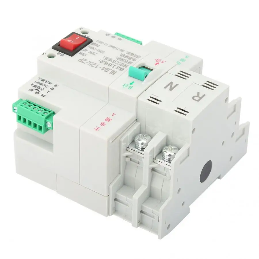 AC 230V 2P 63/80/100A двойной мощности автоматический переключатель передачи |