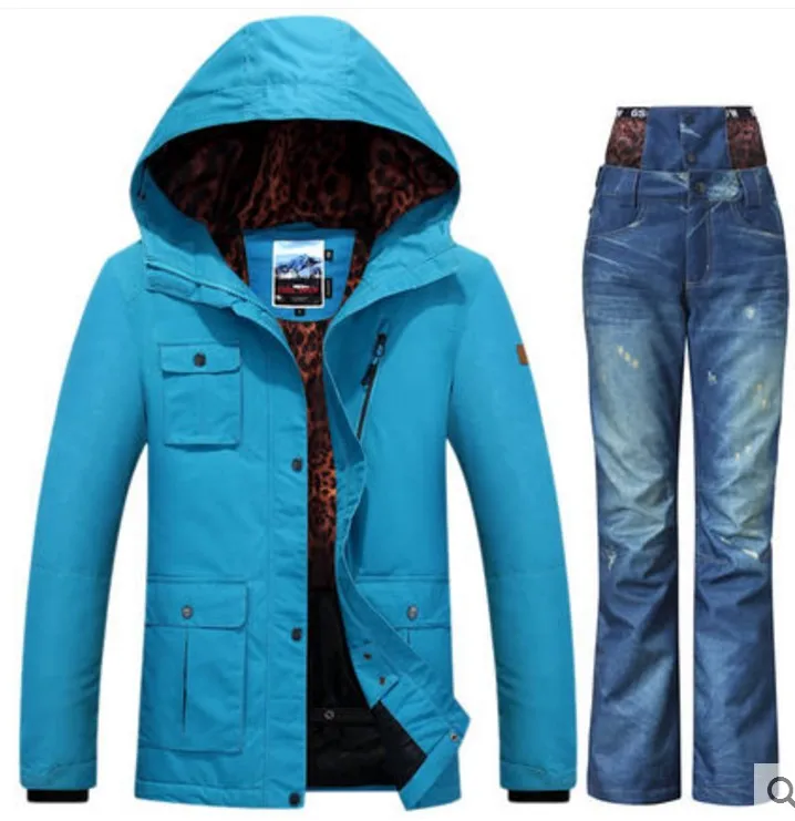 Женский оранжевый костюм для сноуборда винно красный катания на коньках лыжная