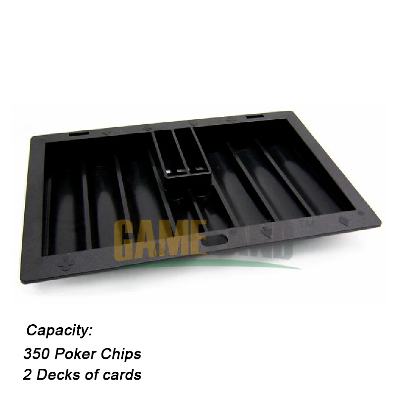 350 Chips 2 Decks 500 шт. 350-емкости ABS фишки для покера комплект BOX покер карты чехол чип контейнер лоток чипы чехол Fichas фишки для покера - Цвет: 350 Chips 2 Decks